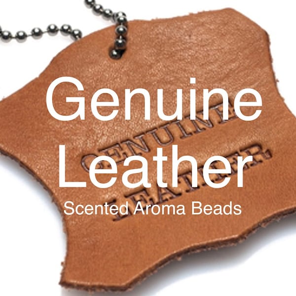 Aroma Beads Scented Genuine Leather for car air freshener Car Freshie supplies 8:2 ratio Quality Fragrance Oils used and CURED