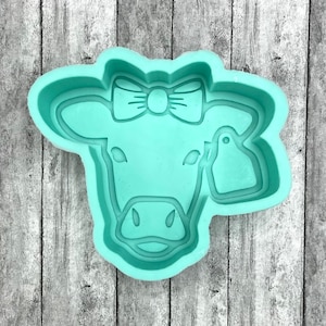 Cow with Tag Silicone Mold Mould