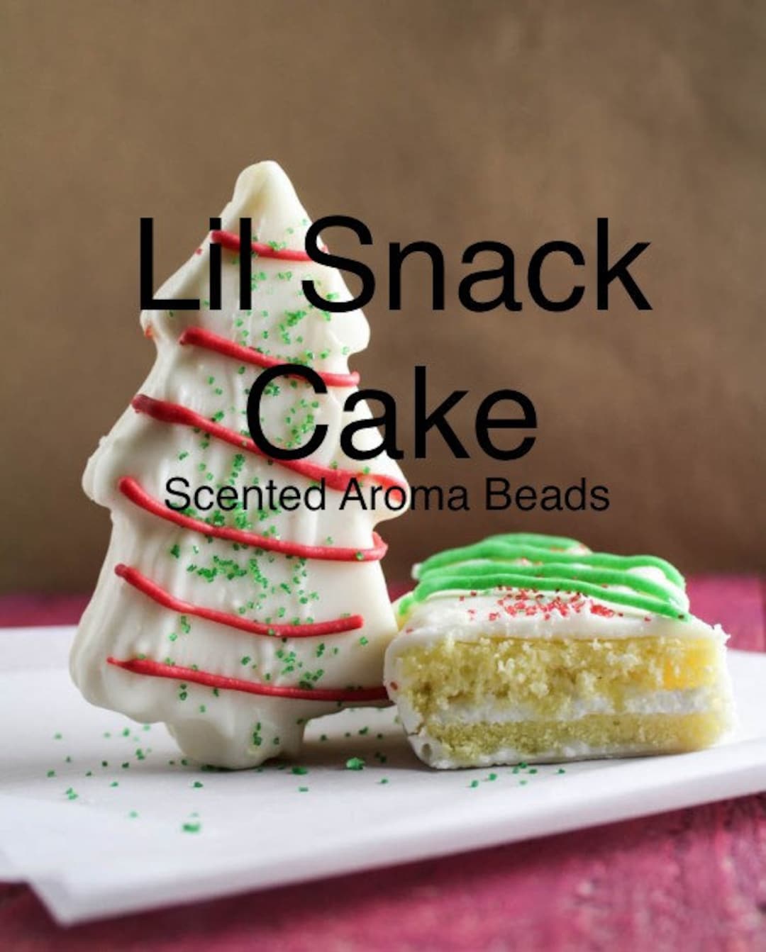 Lil Snack Cake CURED Scented Premium Aroma Beads for Air Fresheners
