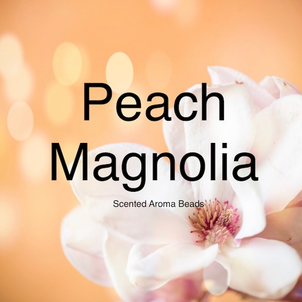 Aroma Beads Scented Peach Magnolia for car air freshener Car Freshie supplies 8:2 ratio Quality Fragrance Oils used and CURED