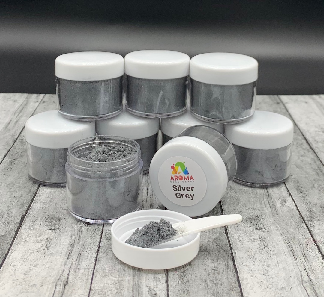 Mica Powder Silver Grey for Car Freshies, Soap Making, Candle Making and Resin. Etsy