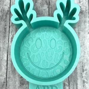 Reindeer Smiling Face Silicone Mold Mould