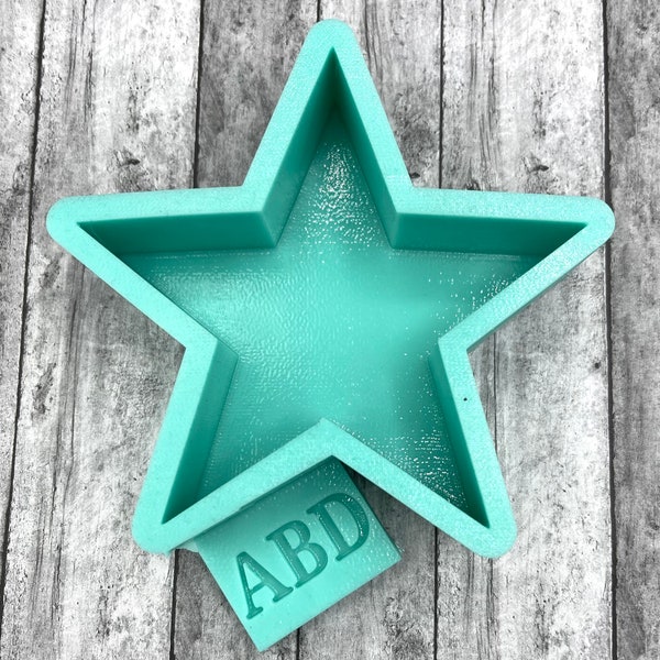 Star Silicone Mold for car fresheners, soap, wax, resin, cement