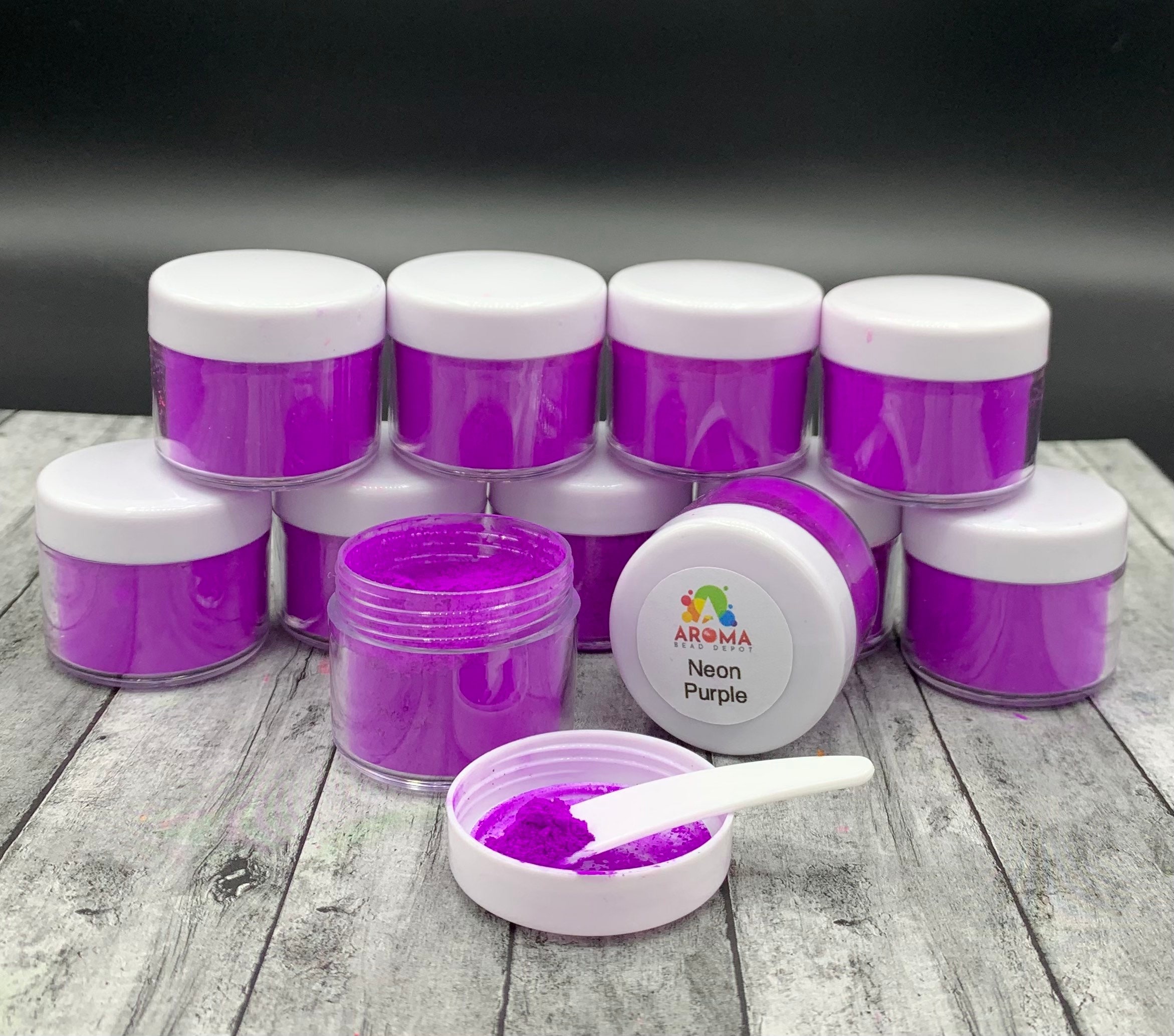 Mica Powder Neon Purple for Car Freshies Soap Making Etsy