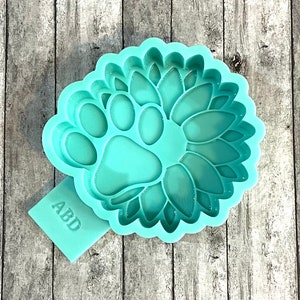 Dog Paw Sunflower Mold Mould