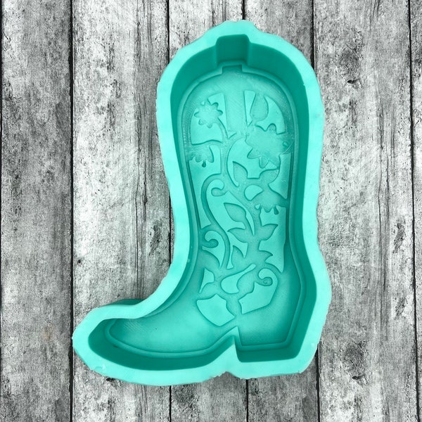 Western Boot Silicone Mold Mould