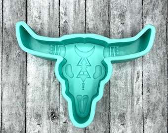 Steer Cow Skull Silicone Mold Mould