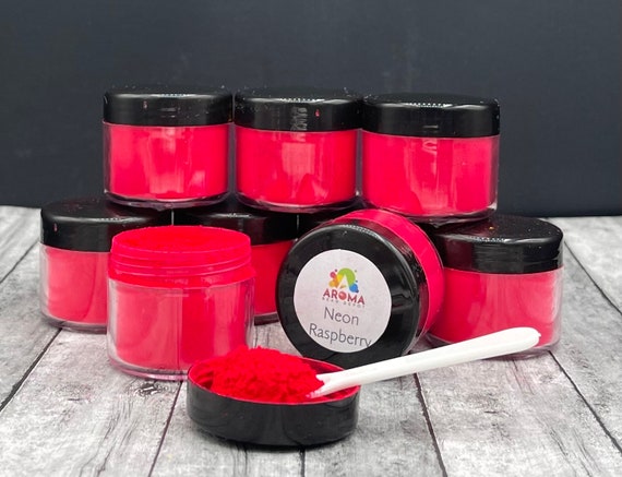 Mica Powder Neon Raspberry for Car Freshies, Soap Making, Candle Making and  Resin. 