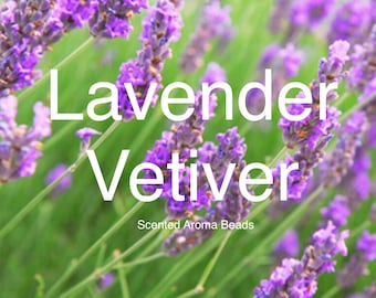Lavender Vetiver Scented Aroma Beads: Car Air Freshener Supplies