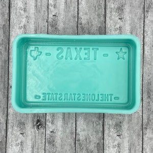 Texas License Plate Silicone Mold Mould