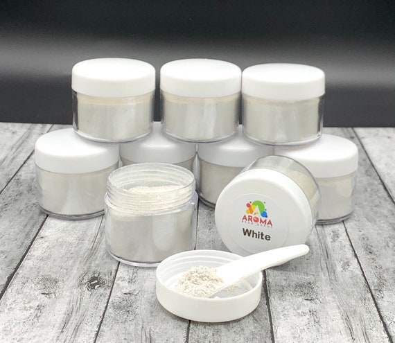 Mica Powder - White for car freshies, soap making, candle making and resin.