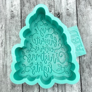 My Favorite Color Tree Silicone Mold Mould