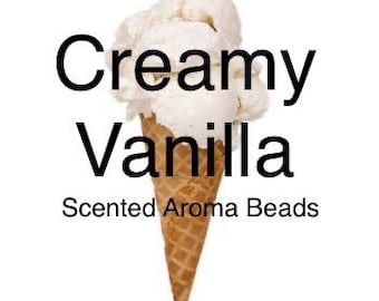 Creamy Vanilla Scented Aroma Beads: Car Air Freshener Supplies