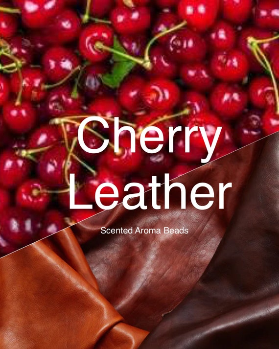 Cherry Leather Cured Scented Premium Aroma Beads for Air Fresheners, Car  Freshies, Cookie Cutter Air Freshener Supplies, Sachet Bags 