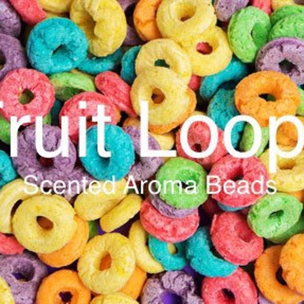 Aroma Beads Scented Fruit Loops for car air freshener Car Freshie supplies 8:2 ratio Quality Fragrance Oils used and CURED