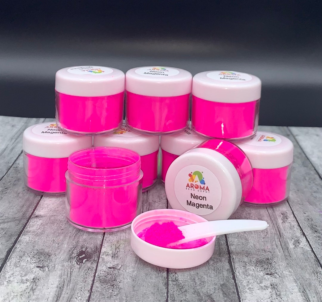 Mica Powder Neon Magenta for Car Freshies, Soap Making, Candle Making and Resin. Etsy