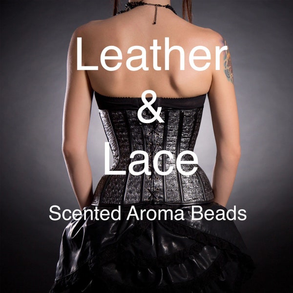 Leather and Lace Cured Scented Premium Aroma Beads for Air Fresheners, Car Freshies, cookie cutter air freshener supplies, sachet bags