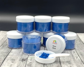 Mica Powder Denim Blue for Car Freshies, Soap Making, Candle