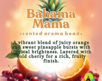 Bahama Mama Scented Aroma Beads: Car Air Freshener Supplies