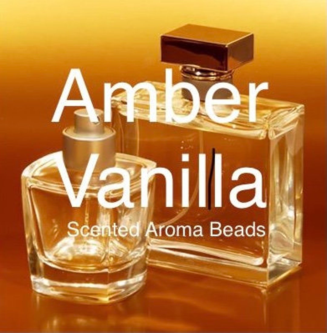 Amber Vanilla CURED Scented Premium Aroma Beads for Air Fresheners, Car