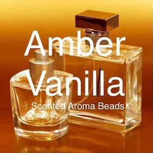 Amber Vanilla Scented Aroma Beads: Car Air Freshener Supplies