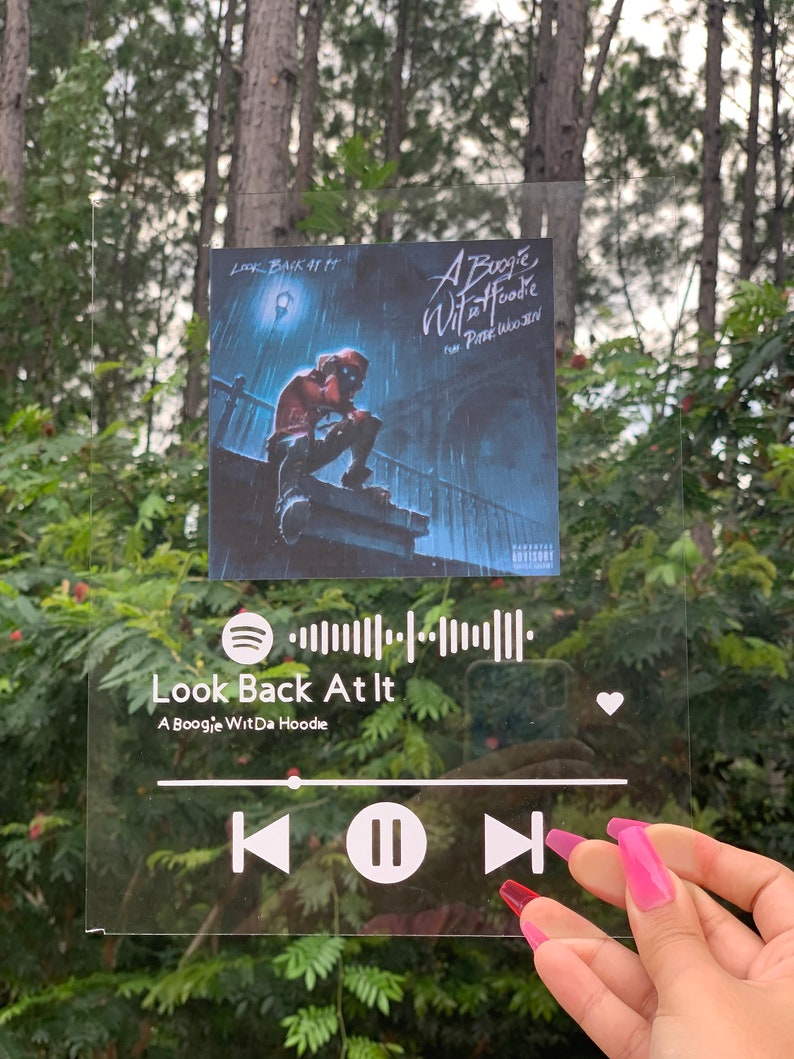 Spotify Glass Album 8x10 Etsy