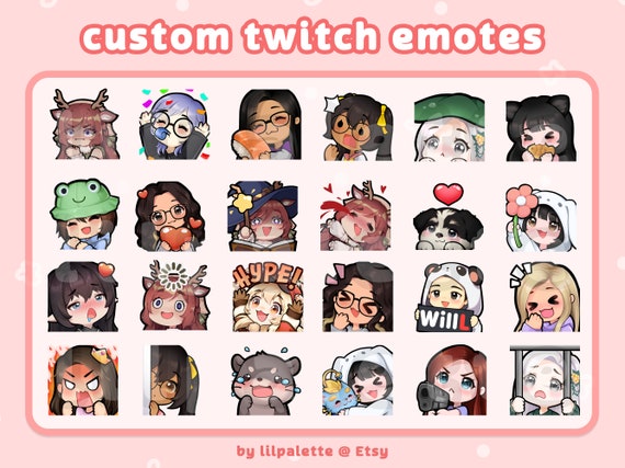 Custom Twitch Emotes Etsy Ireland
