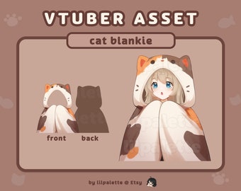vtuber asset | calico cat blanket