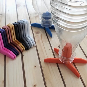 Space-saving collapsible bottle drainer | Bottle holder | Draining aid | Dish drainer/bottle dryer/dish drainer