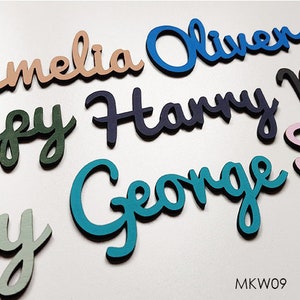 Personalised wooden name sign ,word, plaque ,door name, wedding letters, craft words, laser cut words, names, wooden name