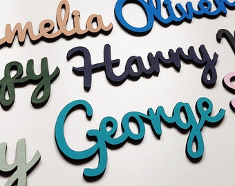 Personalised wooden name sign ,word, plaque ,door name, wedding letters, craft words, laser cut words, names, wooden name