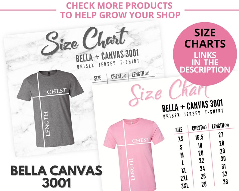 Download Bella Canvas 3001 Color Chart Unisex Jersey TShirt Color ...
