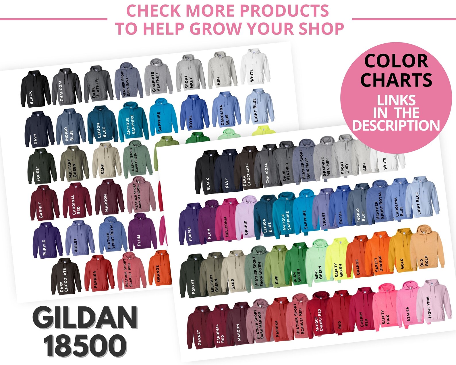 gildan size chart women's