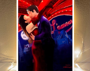 The Writer and The Courtesan print 11”x8.5”