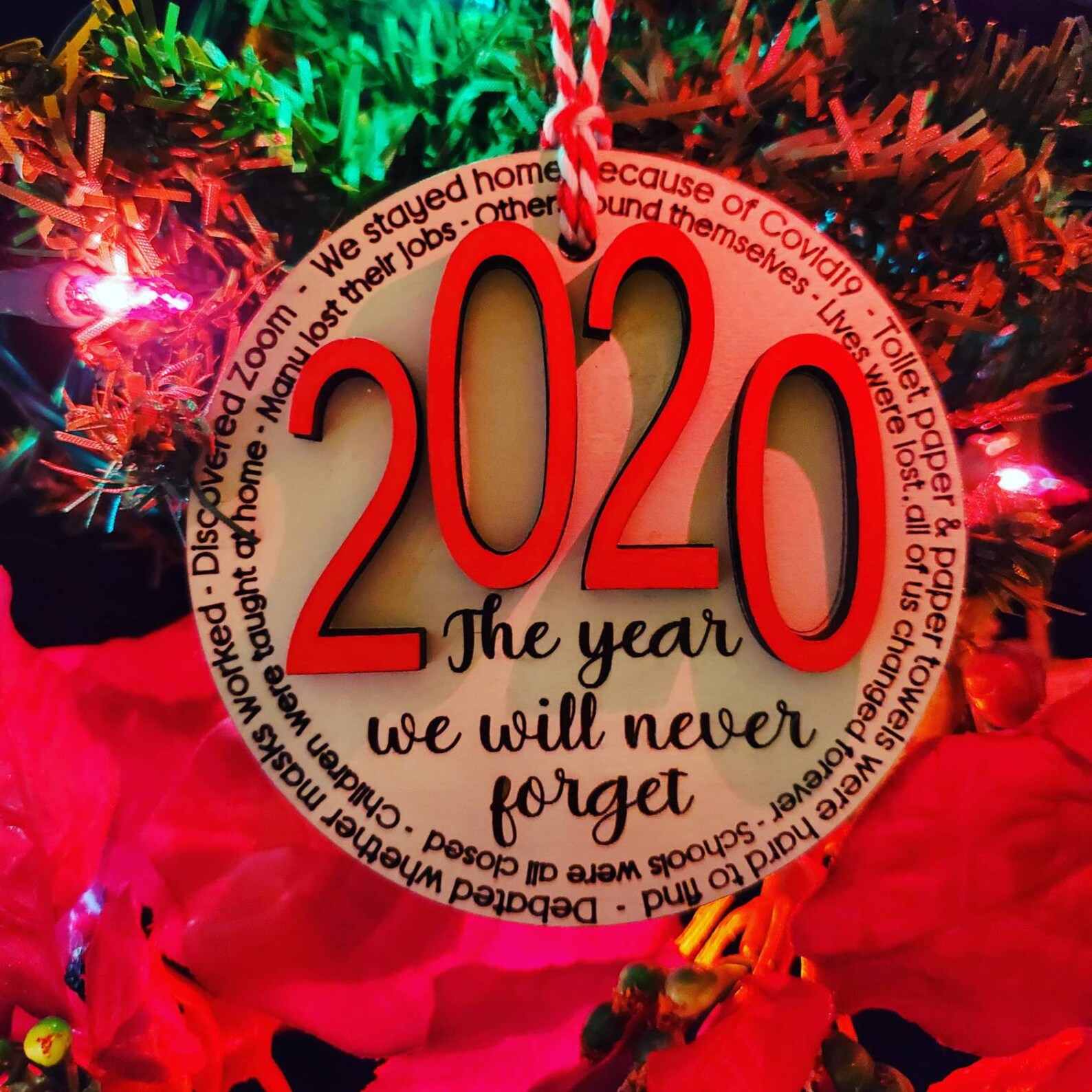 2020 Christmas Ornament Etsy