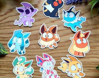 Eeveelution Sticker Collection