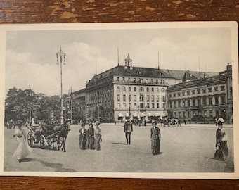Real Photo BUCKEBURG CASTLE Golden Hall Germany RPPC Vintage Postcard