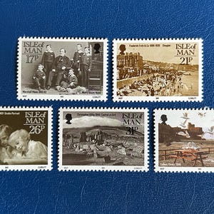 Isola di Man - Francobolli d'epoca originali - 1991 - Manx Photography - per collezionisti, artisti o artigiani