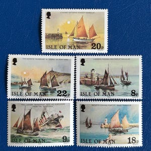 Isola di Man - Francobolli d'epoca originali - 1980 - Royal Deep Sea Fisherman Mission - per collezionisti, artisti o artigiani