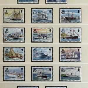 Isola di Man - Francobolli d'epoca originali - 1993 - Navi - per collezionisti, artisti o artigiani