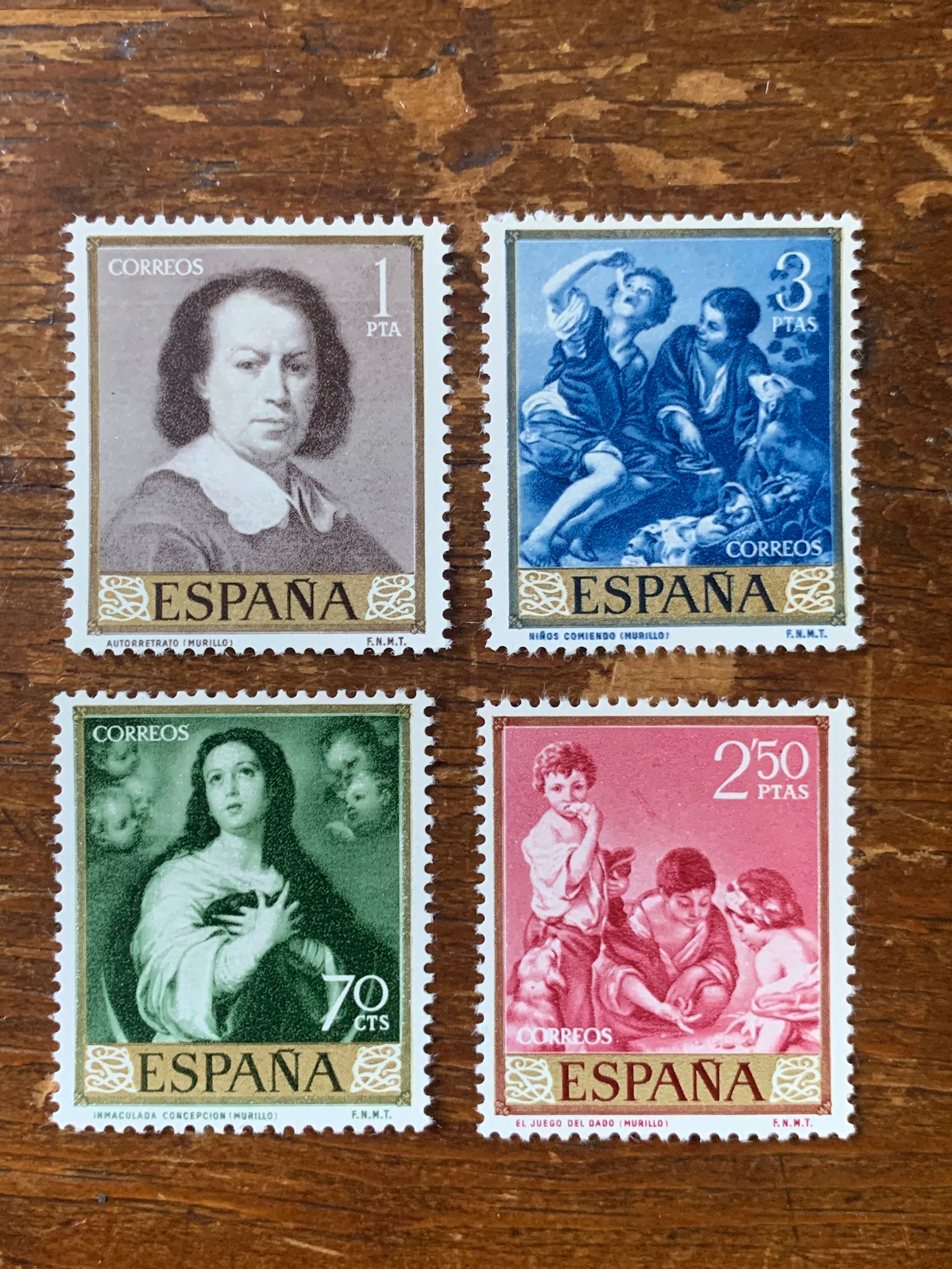 Spain 10 Original Vintage Postage Stamps 1960 Art of Etsy