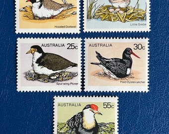 Australien - Original Vintage Briefmarken - 1978 - Vögel: Serie Eins - für den Sammler, Künstler oder Handwerker