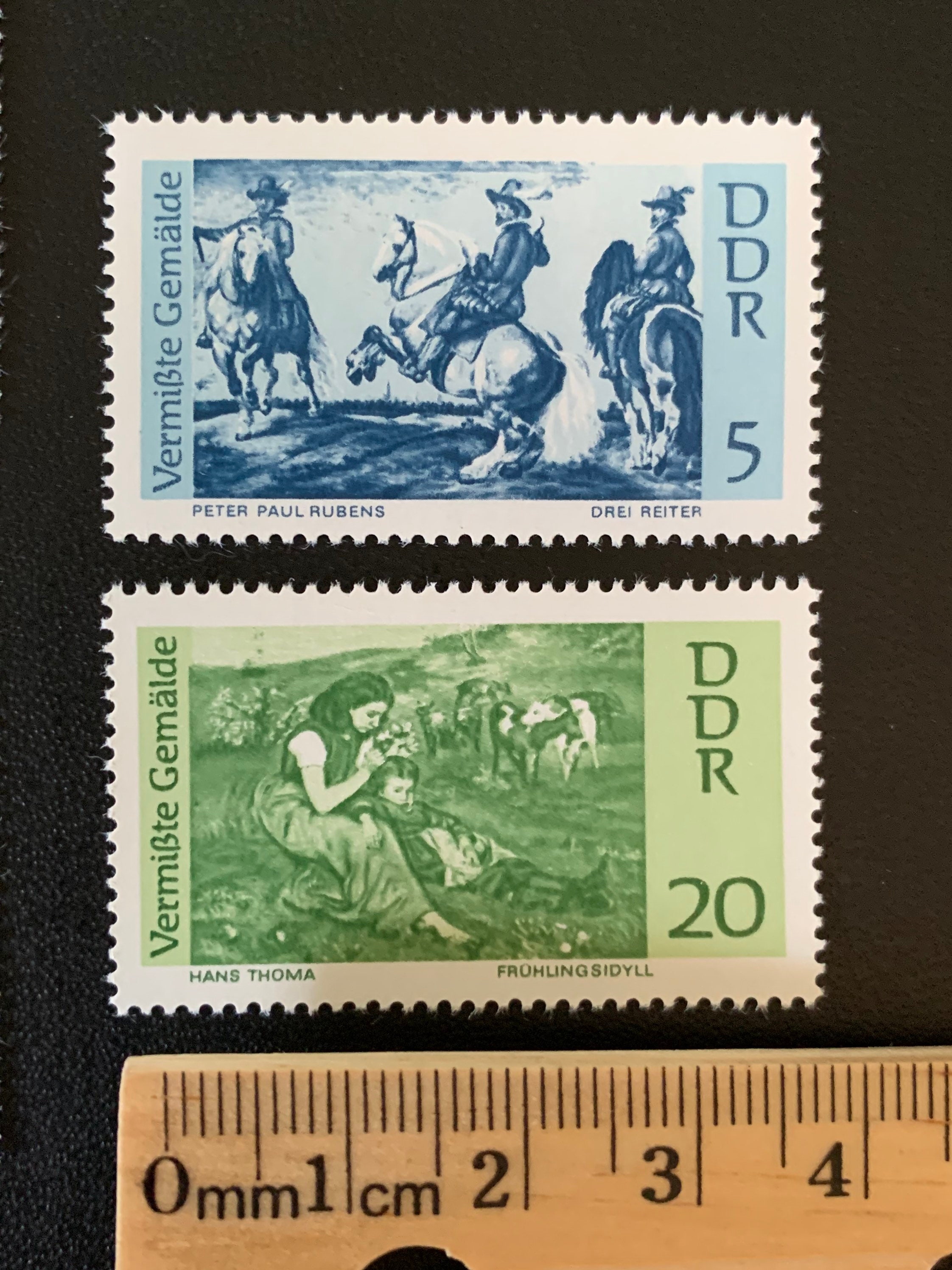 6 Original Vintage Postage Stamps Germany DDR 1967 Etsy