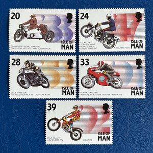 Isola di Man - Francobolli d'epoca originali - 1993 - Eventi motociclistici Manx - per collezionisti, artisti o artigiani