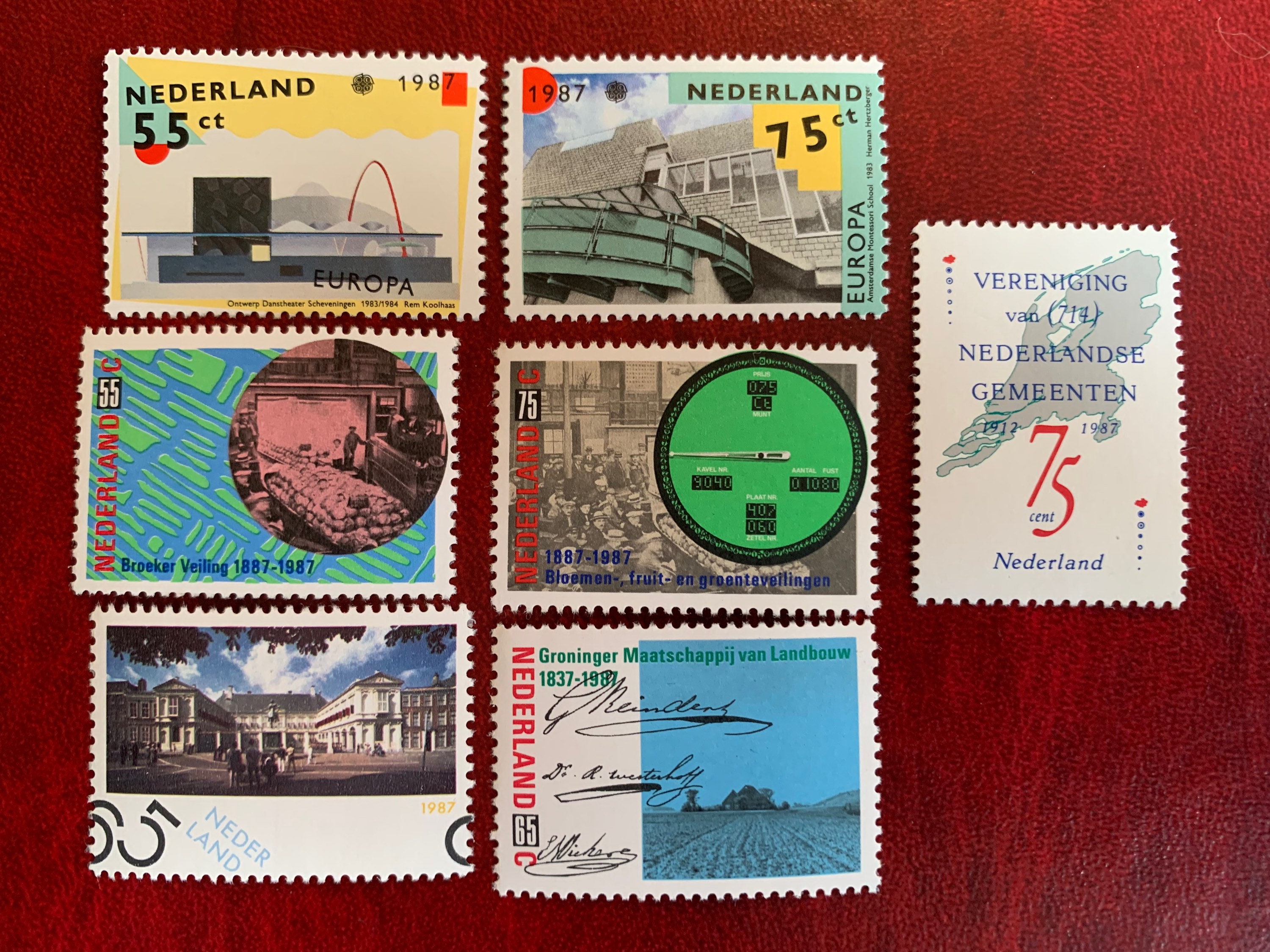 20 NETHERLANDS Vintage Postage Stamps for Collectors or Crafting