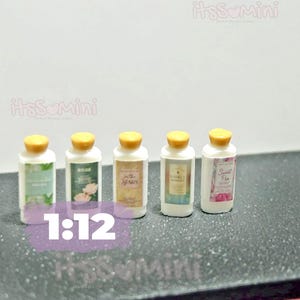 Miniature 1:12 Dollhouse Body lotion doll essential mini lotion for doll diorama doll beauty