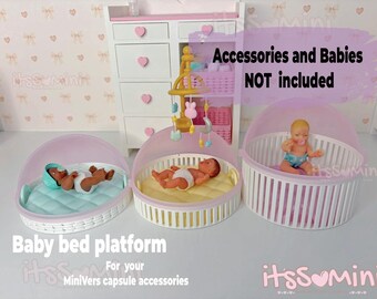 Miniature Crib platform for baby bed