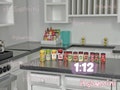 Miniature 1:12 dollhouse seasonings, dollhouse groceries, pretend food diorama doll food