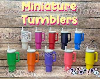 Miniature Tumbler 1:6 playscale mini drink cup dioramas doll house pretend play