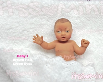 Miniature Silicone Custom Baby doll My Mini Baby awake babies